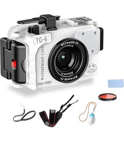 Amazon | Seafrogs 水中カメラハウジング オリンパス TG-6用